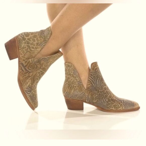 Free People Animal Charm Double V Ankle Boots - Picture 3 of 11